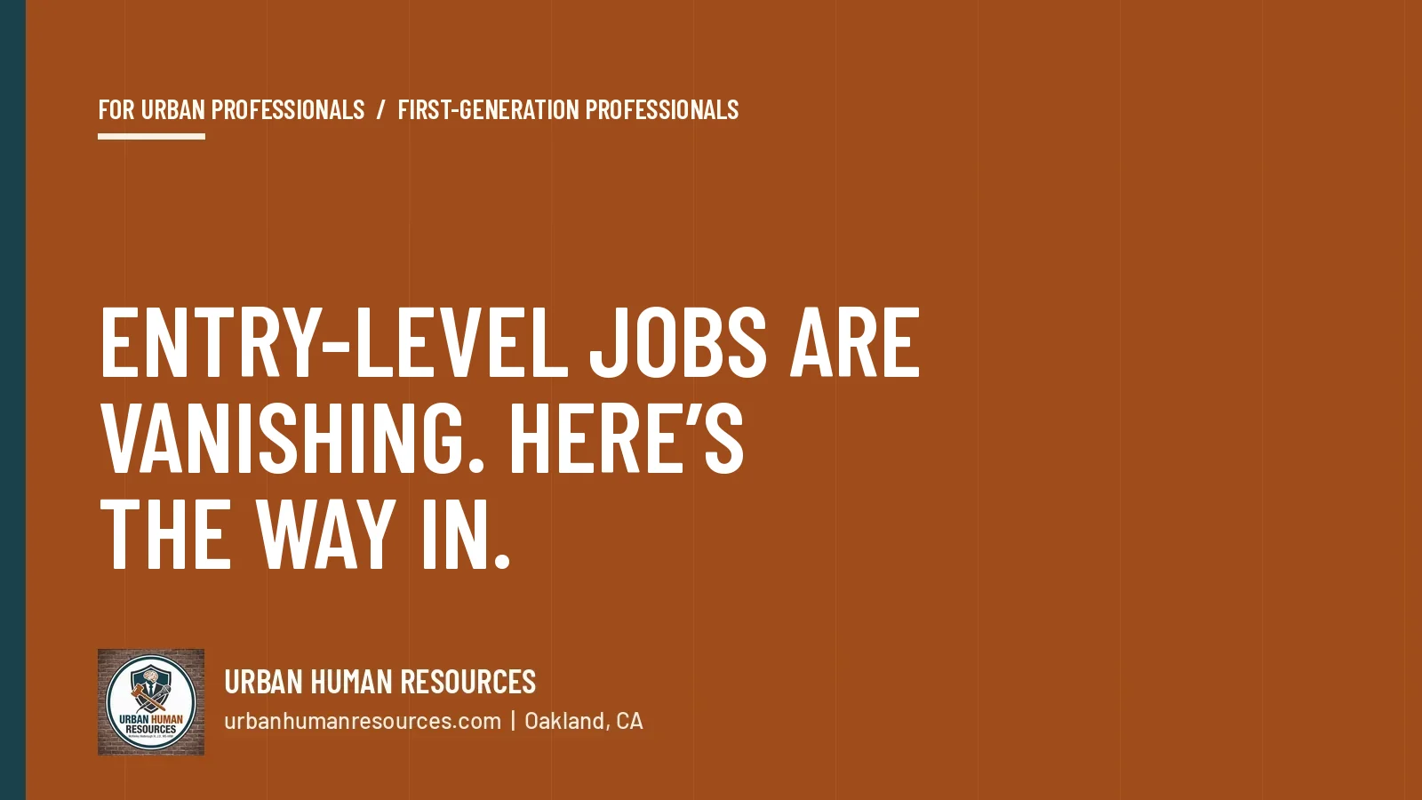 Entry-level jobs are vanishing. Here’s how first-gen grads get in anyway