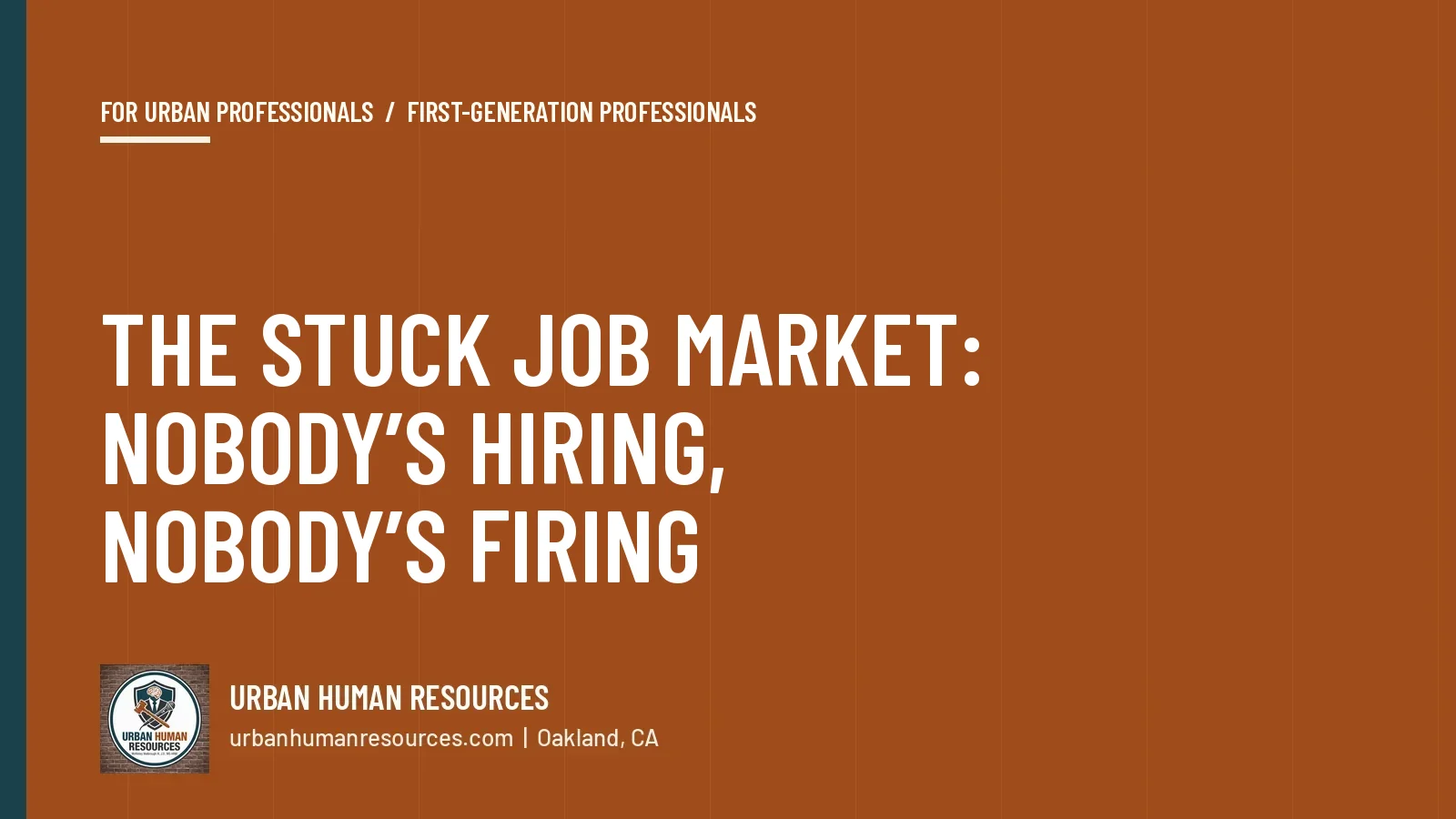 The stuck job market: nobody’s hiring, nobody’s firing